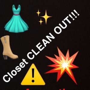 Closet CLEAN OUT!!!